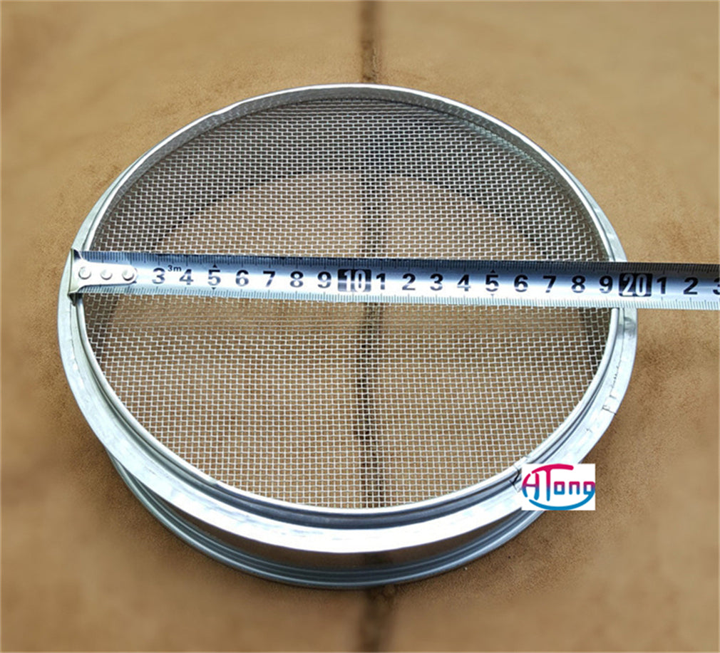 Diameter 20cm 304 Stainless Steel Frame Standard Lab Test Sieve 304 Stainless Steel Wire Mesh Screen Filter Strainer Various Mesh Count