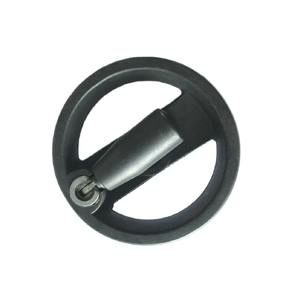 Nylon Double Spoke Hand Wheel with Retractable Revolving Handle for Machine Tool