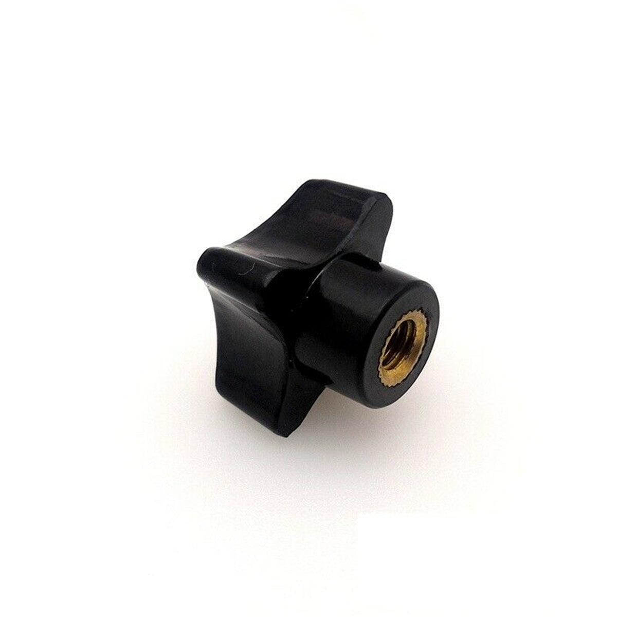 Four Star 4 Lobe Cross Head Bakelite Knob with M5 M6 M8 M10 M12 Female Thread Brass Insert