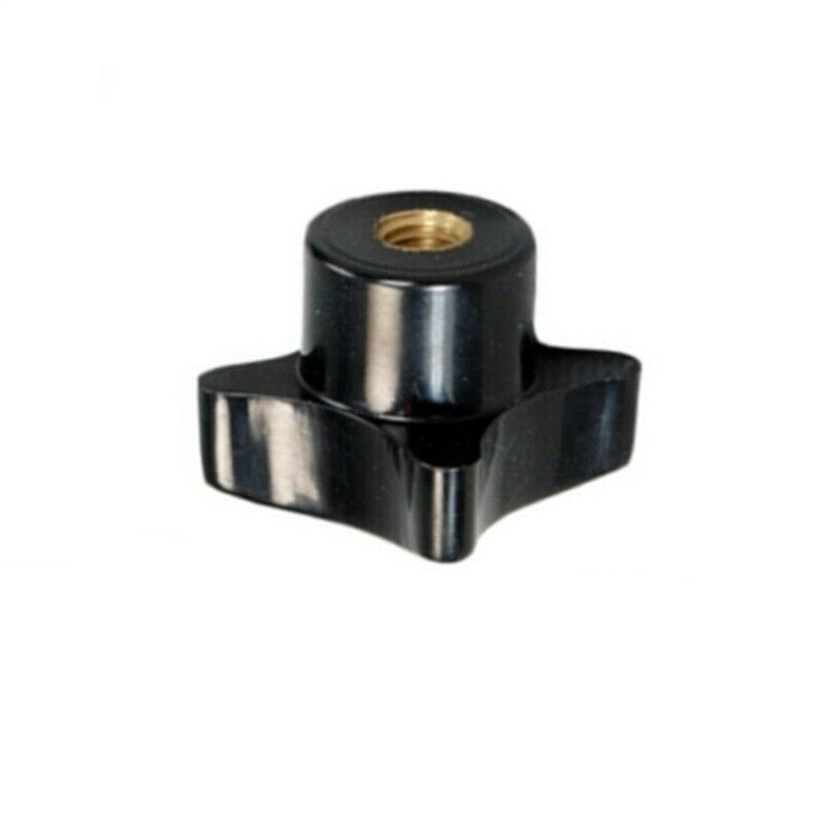 Four Star 4 Lobe Cross Head Bakelite Knob with M5 M6 M8 M10 M12 Female Thread Brass Insert