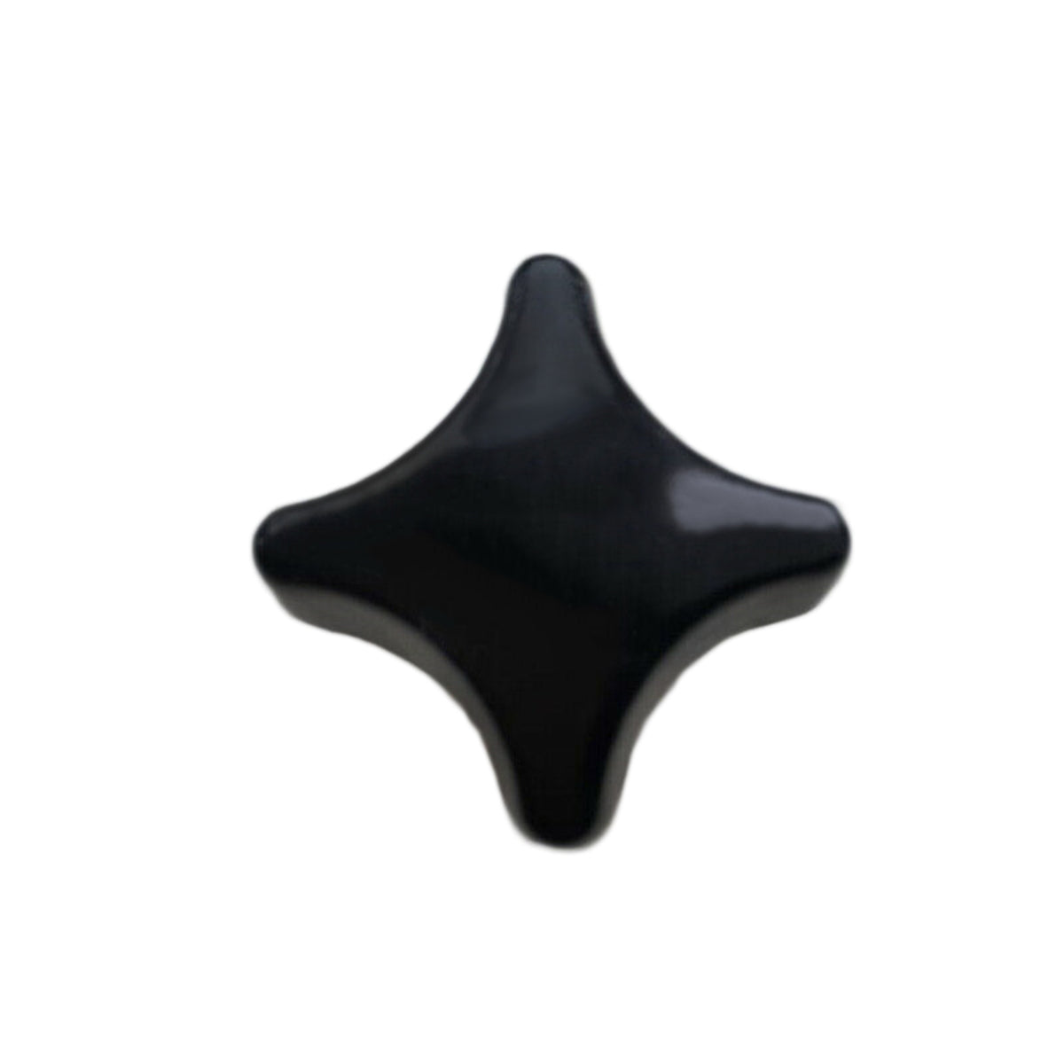 Four Star 4 Lobe Cross Head Bakelite Knob with M5 M6 M8 M10 M12 Female Thread Brass Insert