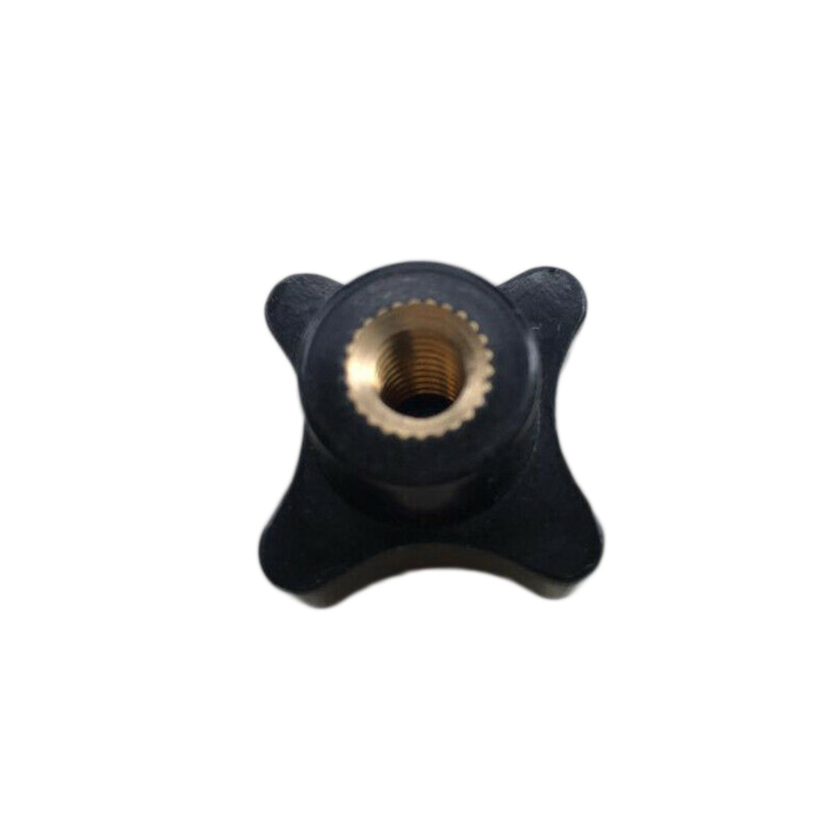 Four Star 4 Lobe Cross Head Bakelite Knob with M5 M6 M8 M10 M12 Female Thread Brass Insert