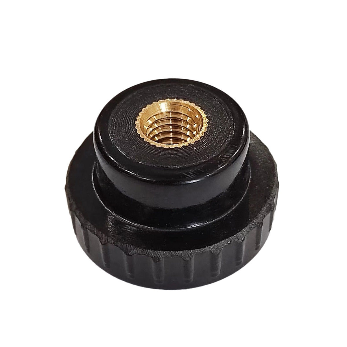 Knurled Round Shaped Bakelite Clamping Knob with M5 M6 M8 M10 M12 Female Thread Brass Insert
