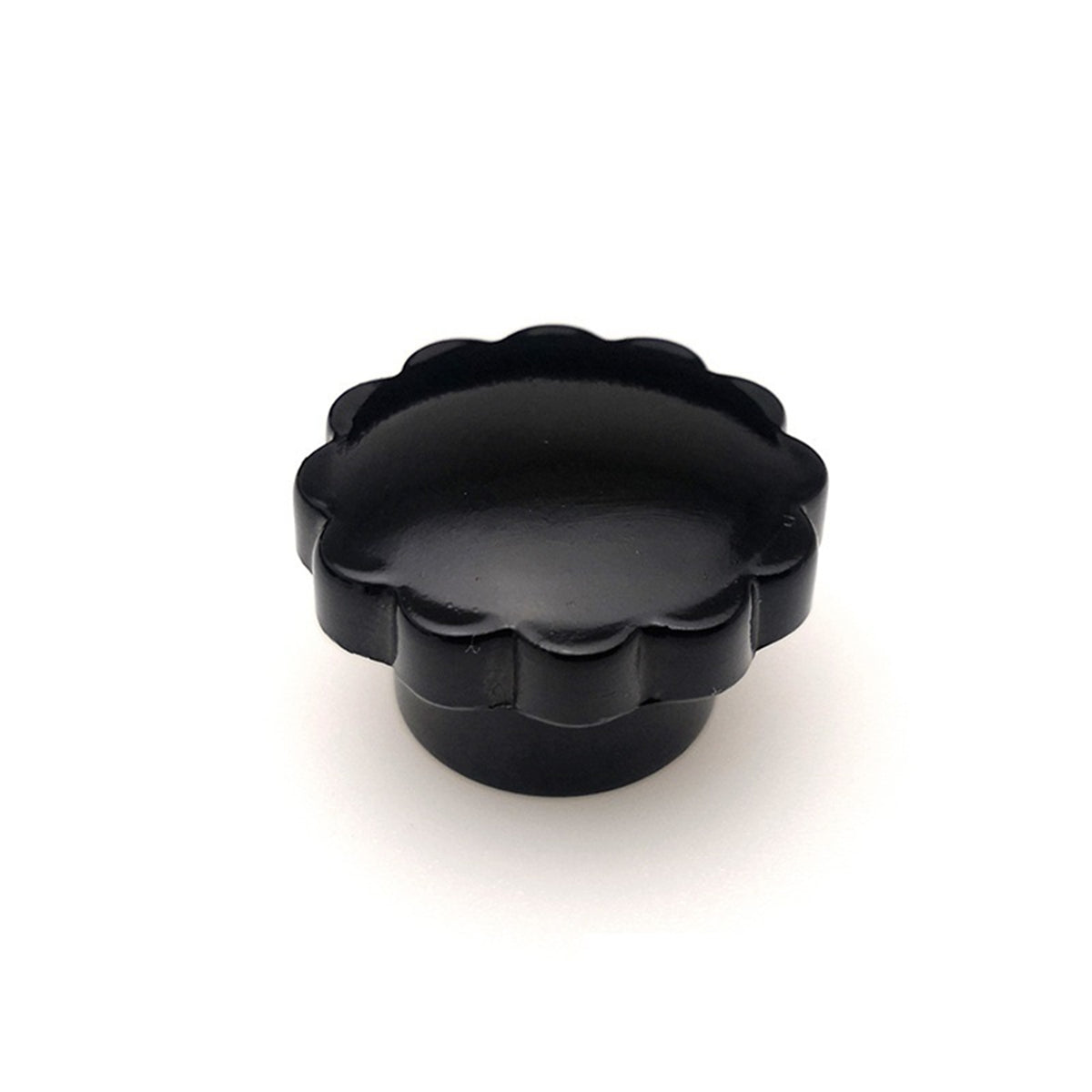 Knurled Shaped Bakelite Knob with M6 M8 M10 M12 Female Thread Brass Insert