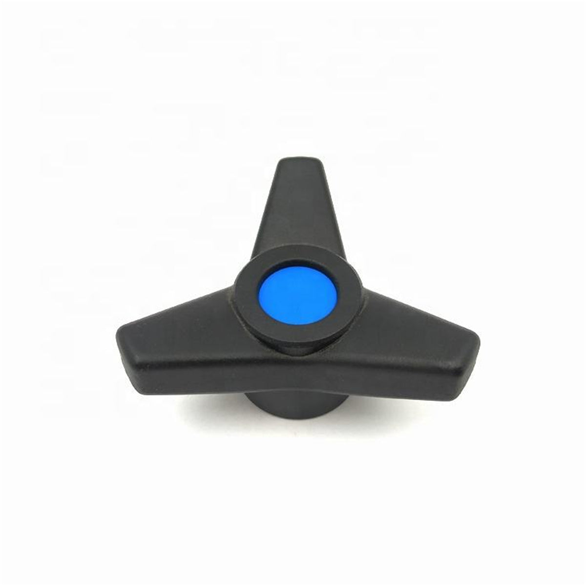 Triangle Arrow Shaped 3 Lobe Plastic Clamping Knob with M10 M12 M16 Female Thread Brass Insert