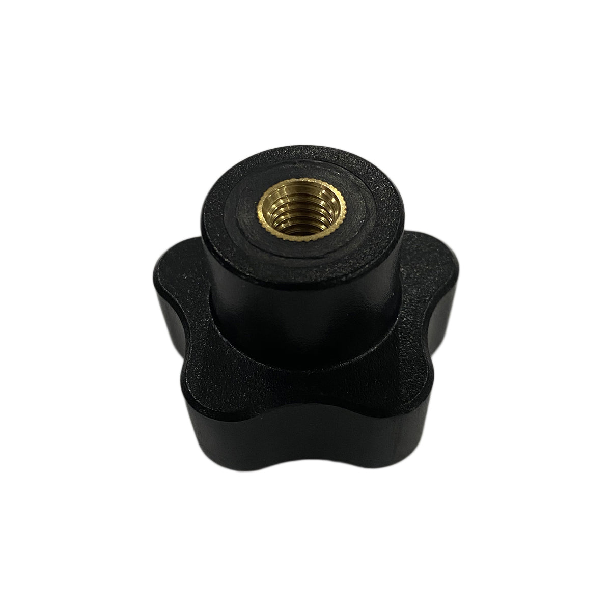 Five Star Knob 5 Lobe Plastic Handle with M6 M8 M10 M16 Female Thread Brass Insert