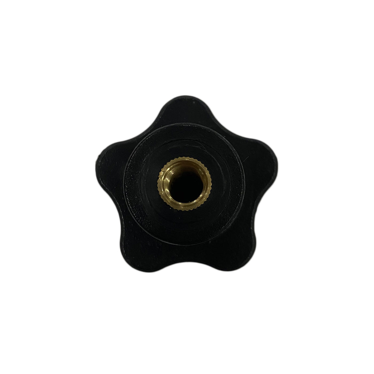 Five Star Knob 5 Lobe Plastic Handle with M6 M8 M10 M16 Female Thread Brass Insert