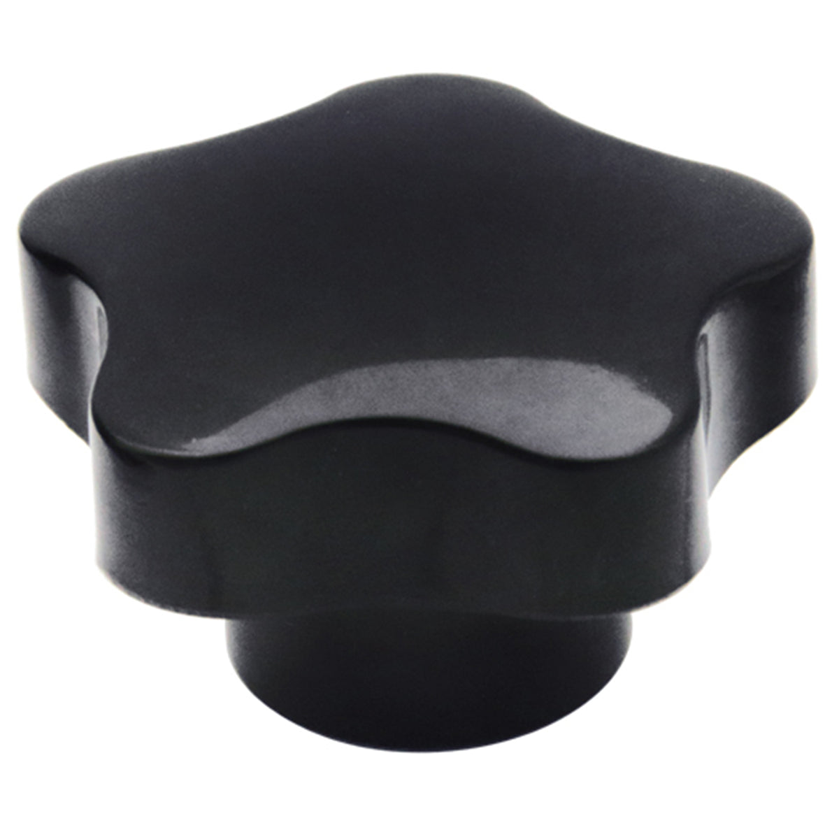 Five Star 5-Lobe Bakelite Knob with M5 M6 M8 M10 M12 Female Thread Brass Insert