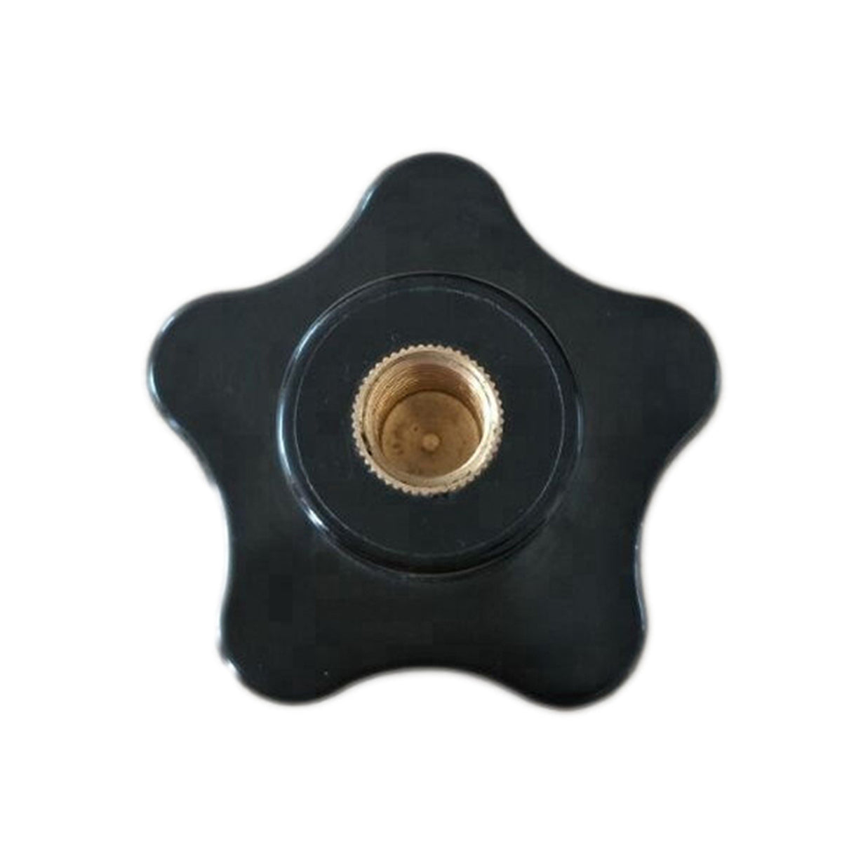 Five Star 5-Lobe Bakelite Knob with M5 M6 M8 M10 M12 Female Thread Brass Insert