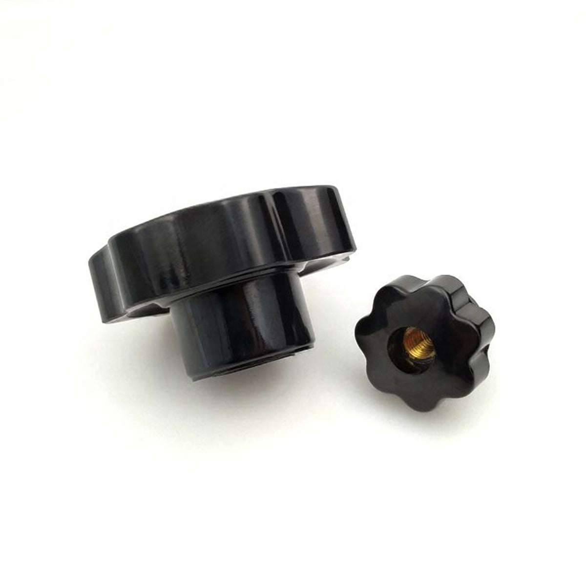 Through Hole Seven Star Bakelite Knob with M6 M8 M10 M12 M16 Female Thread