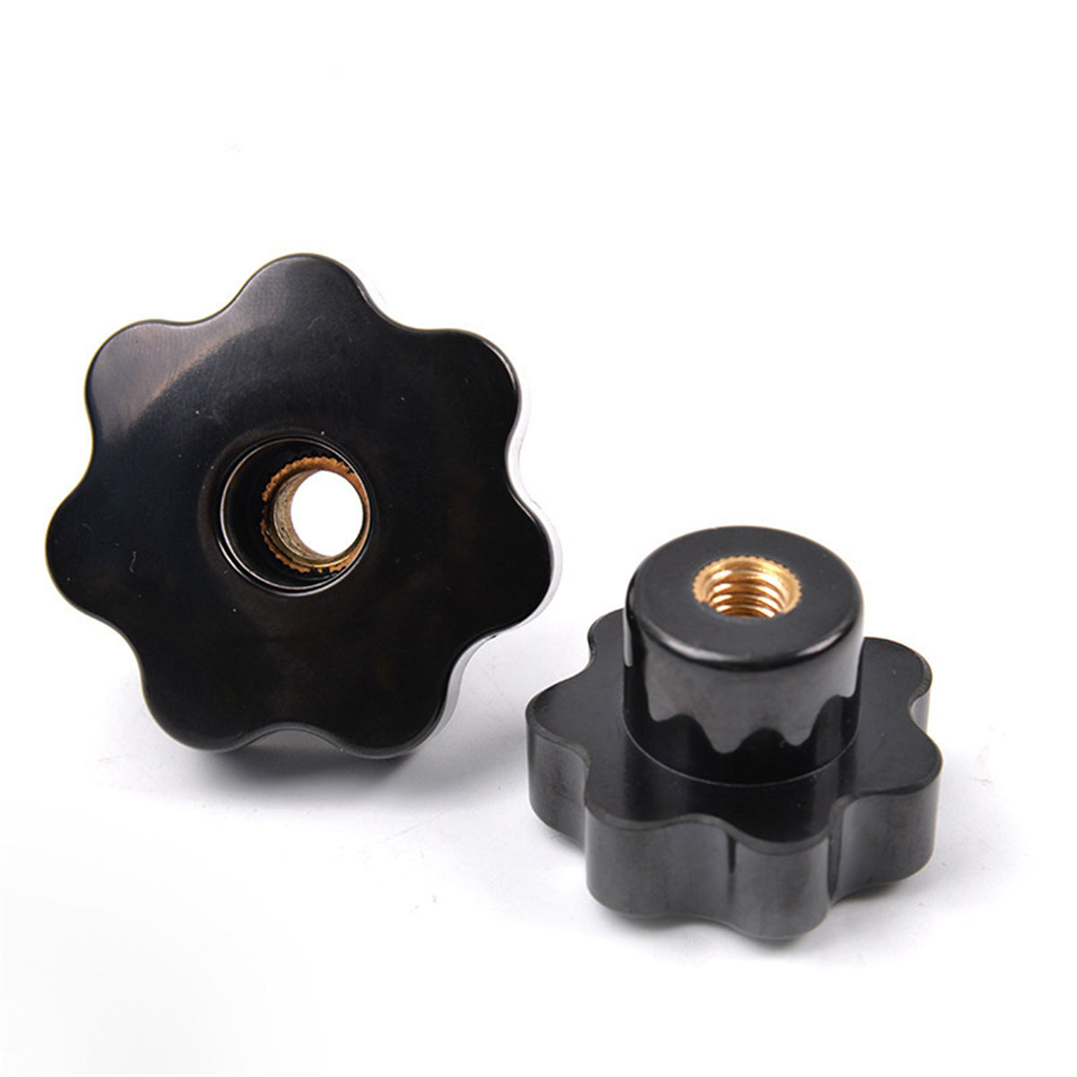 Through Hole Seven Star Bakelite Knob with M6 M8 M10 M12 M16 Female Thread