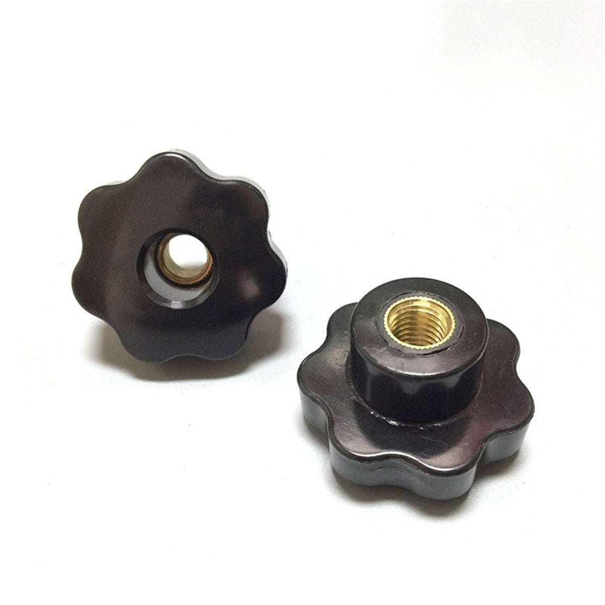 Through Hole Seven Star Bakelite Knob with M6 M8 M10 M12 M16 Female Thread