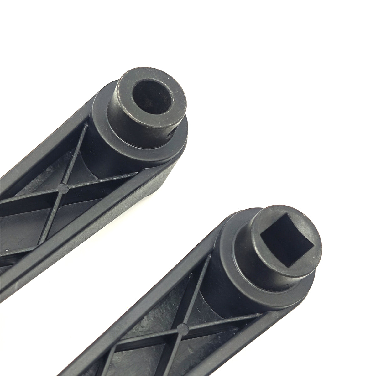 Nylon Crank Handle with Round or Square Installation Hole and a Revolving Handle