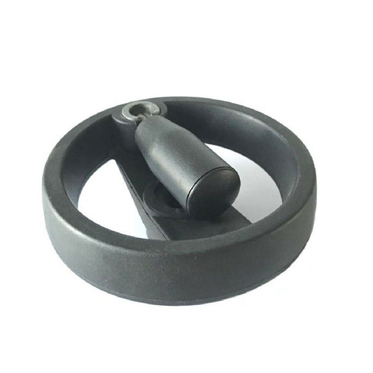 Nylon Double Spoke Hand Wheel with Retractable Revolving Handle for Machine Tool