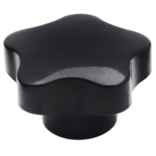 Five Star 5-Lobe Bakelite Knob with M5 M6 M8 M10 M12 Female Thread Brass Insert