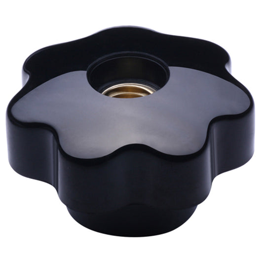 Through Hole Seven Star Bakelite Knob with M6 M8 M10 M12 M16 Female Thread